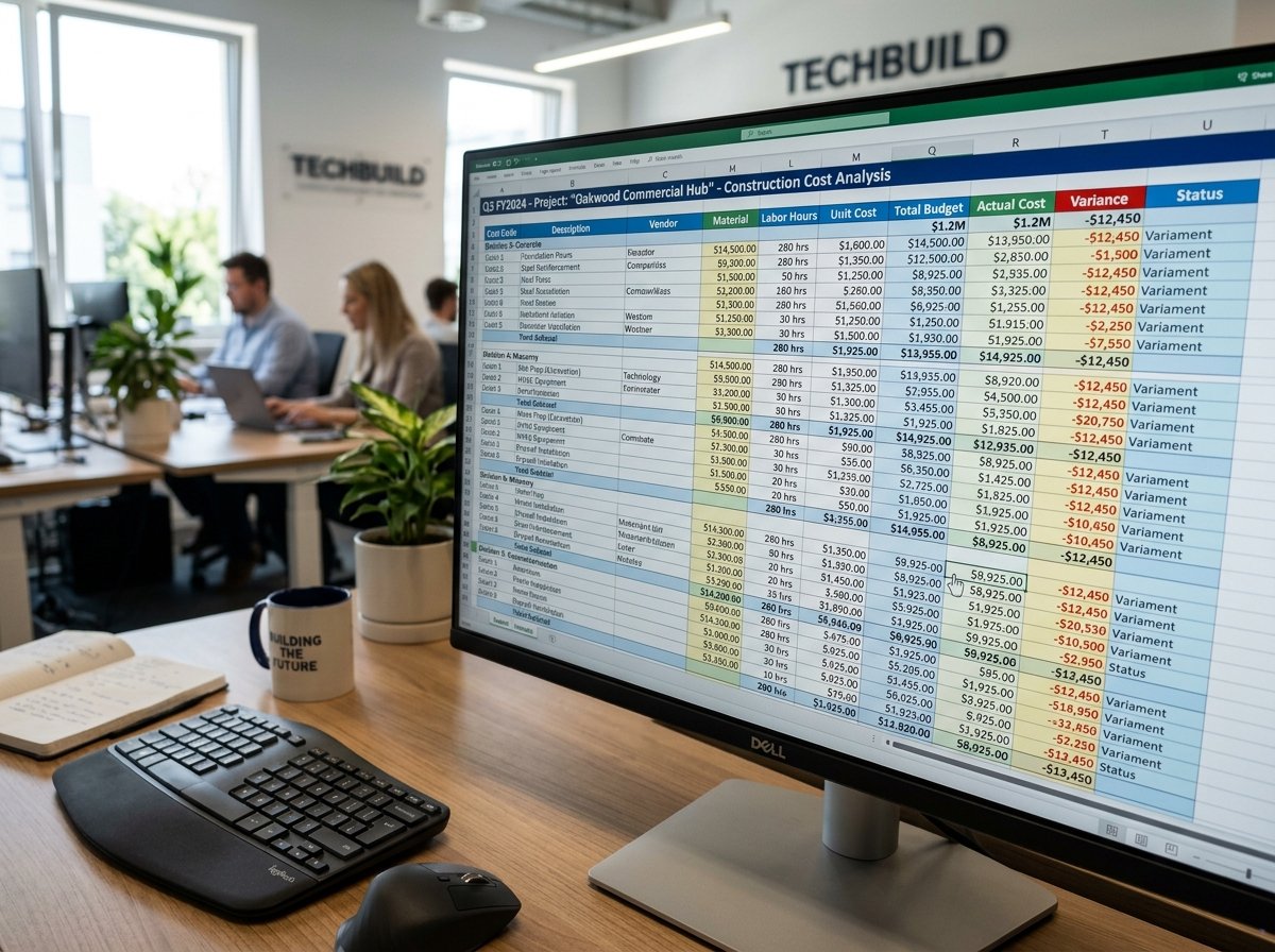 Detailed Excel spreadsheet breakdown